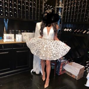 Jovani 55378 Dress Only worn once w added rhinestone belt sewn into dress